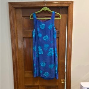 Jessica Howard Blue Floral Mini Dress
